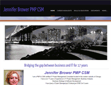 Tablet Screenshot of jenniferbrower.com